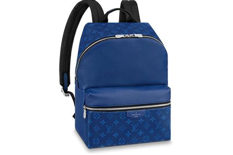 louis vuitton discovery backpack monogram pacific taiga pm blue